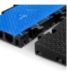 Defender modular system 3 channels - blue - middle section - wheelchair-accessible transition - height 7.5 cm