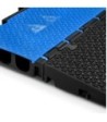 Defender modular system 3 channels - blue - middle section - wheelchair-accessible transition - height 7.5 cm