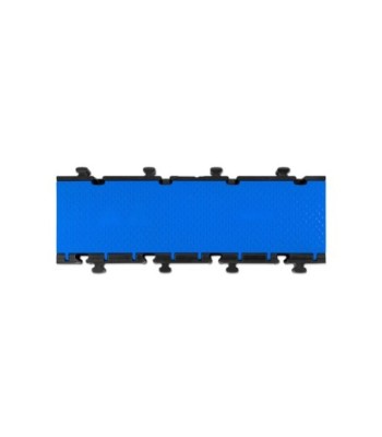 Defender modular system 3 channels - blue - middle section - wheelchair-accessible transition - height 7.5 cm