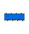 Defender modular system 3 channels - blue - middle section - wheelchair-accessible transition - height 7.5 cm
