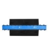 Defender modular system 3 channels - blue - middle section - wheelchair-accessible transition - height 7.5 cm