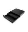 Adam Hall 19" rack drawer 2 U with integrated 1 U internal drawer - steel - ERGO SERIES