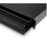 Adam Hall 19" rack drawer 2 U with integrated 1 U internal drawer - steel - ERGO SERIES