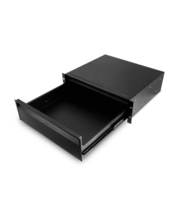 Adam Hall 19" rack drawer 3 U with integrated 1 U internal drawer - steel - ERGO SERIES