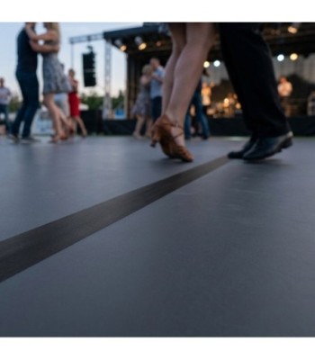 Defender PVC dance floor tape - black - 50 mm × 33 m