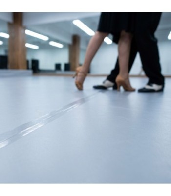 Defender PVC dance floor tape - transparent - 50 mm × 33 m