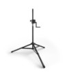 Gravity Wind-up speaker stand with automatic lock pin mechanism