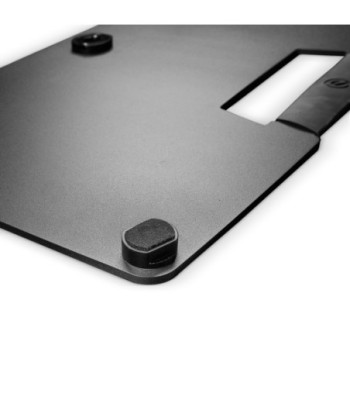 Gravity Rectangular steel base plate with M20 thread