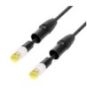 Adam Hall Network cable - Cat.6a (S/FTP) Neutrik etherCON®, retractable - 1 m