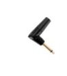 Adam Hall Adjustable 6.3 mm TS jack plug - Straight and angled jack - 10 Stk.