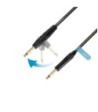 Adam Hall Instrument cable - Palmer® Adam Hall FLIPJACK® straight and angled jack - 1.5 m