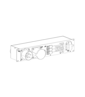 LD Systems 2U, 19" Three-Phase Rack PDU (32A)