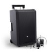 LD Systems 12" Portable battery-powered Bluetooth® PA System with mixer and 2 × headset microphones (incl. bodypacks)
