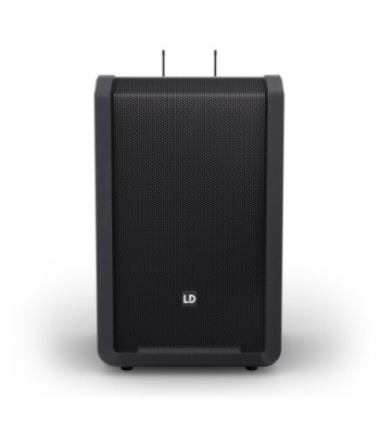 LD Systems 12" Portable battery-powered Bluetooth® PA System with mixer and 2 × headset microphones (incl. bodypacks)