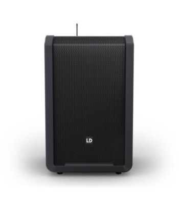 LD Systems 12" Portable battery-powered Bluetooth® PA System with mixer and 1 × headset microphone (incl. bodypack)