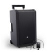 LD Systems 12" Portable battery-powered Bluetooth® PA System with mixer and 1 × headset microphone (incl. bodypack)
