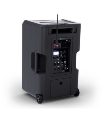 LD Systems 12" Portable battery-powered Bluetooth® PA System with mixer and 1 × headset microphone (incl. bodypack)