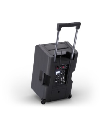 LD Systems 12" Portable battery-powered Bluetooth® PA System with mixer, 1 × wireless handheld and 1 × headset microphone (incl