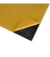 Adam Hall Self-adhesive needle felt, black, 1000 mm × 3.5 mm, made of polyester - 1 Meter.