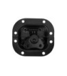 Adam Hall Small butterfly latch, spring-loaded, in small dish, 9,8 mm deep, black