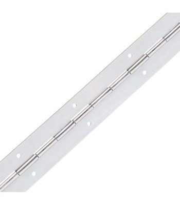 Adam Hall Galvanised steel piano hinge, pre-drilled, 635 mm