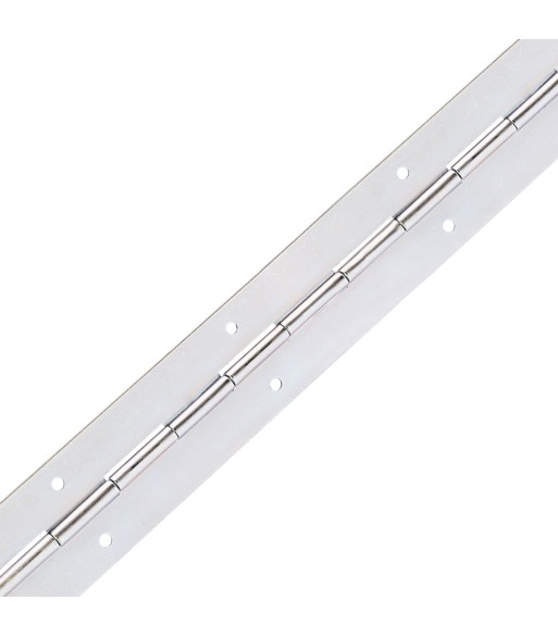 Adam Hall Galvanised steel piano hinge, pre-drilled, 635 mm