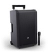 LD Systems 12" Portable battery-powered Bluetooth® PA System with mixer and 1 × wireless handheld microphone