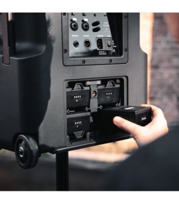 LD Systems 12" Portable battery-powered Bluetooth® PA System with mixer and 1 × wireless handheld microphone