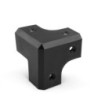 Adam Hall Plastic cabinet corner, black, 45 mm - set of 8