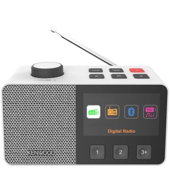 Kenwood CR-M70DAB-W DAB+/FM radio m/easy mode - hvid