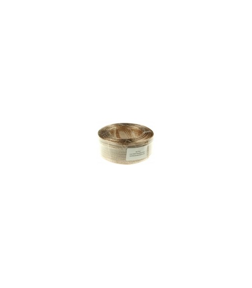 2X0,75MM² 25m, 2x0,75mm2 højtalerkabel transparent, (kobber)