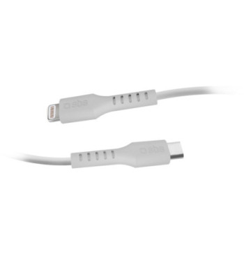 SBS USB C til Lightning kabel. 1m. Hvid