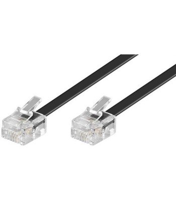 Telefon forlængerkabel 2x RJ11/RJ14 han (6P4C) 15m