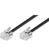 Telefon forlængerkabel 2x RJ11/RJ14 han (6P4C) 15m