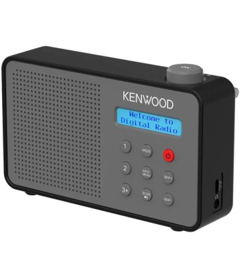 copy of Kenwood CR-M25DAB-B Portable DAB+ radio m/ Bluetooth og indbygget batteri - grå