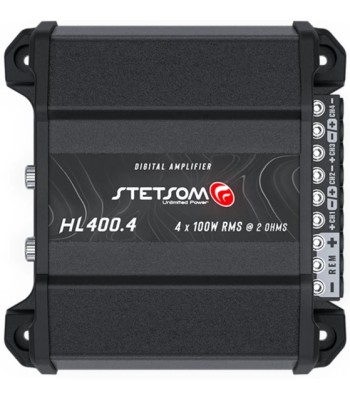 Stetsom digital forstærker 4x105W RMS 2 Ohm
