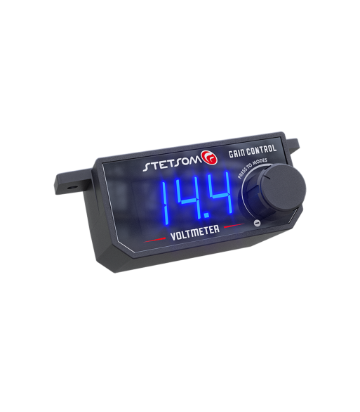 Fjernbetjening med digitalt voltmeter