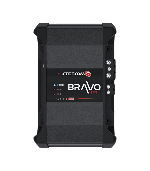 Stetsom BRAVO Bass 1200W 1 ohm Mono Bilforstærker
