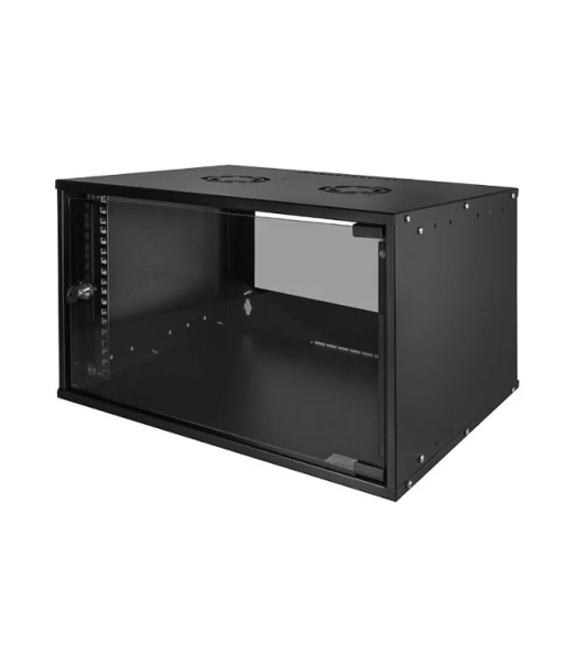 LogiLink by Canovate - 19" væg-rackskab - 6U 545 x 400, Sort