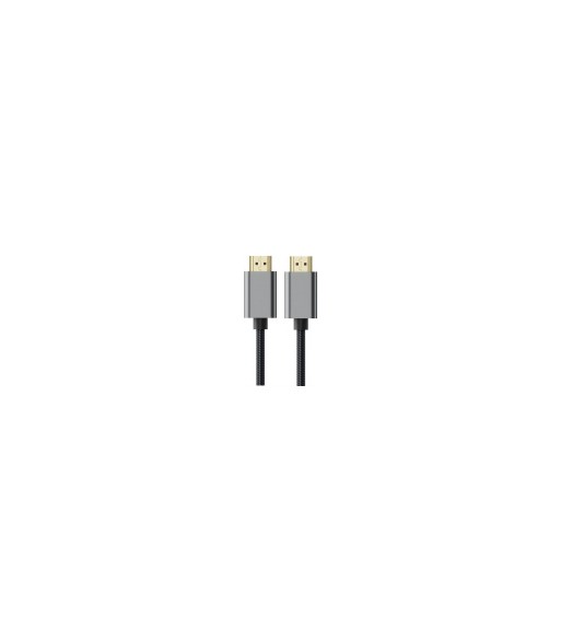HDMI-kabel med aluminiumstik og bomuldsflet, 4K*2K@60Hz, 5m