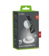 SBS Qi2 2x1 trådløs opladningsstation 15W, hvid